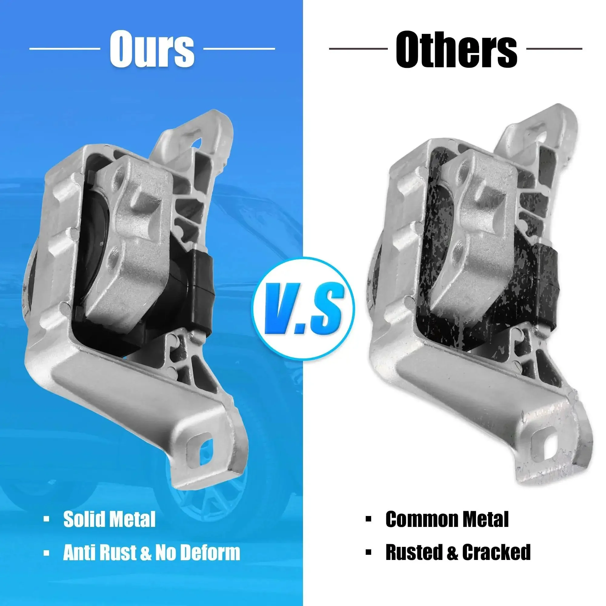 Right Engine Motor Mount For Mazda 3 2.0L L4 Gas 2004 2010 BP4S39060 Reduce Clunking Noise And Engine Vibration During Acceleration Or Gear Shifts For Smoother Drive With Less Vibration And Quieter Operation Easy Direct Fit Mount Replacement - Image 4