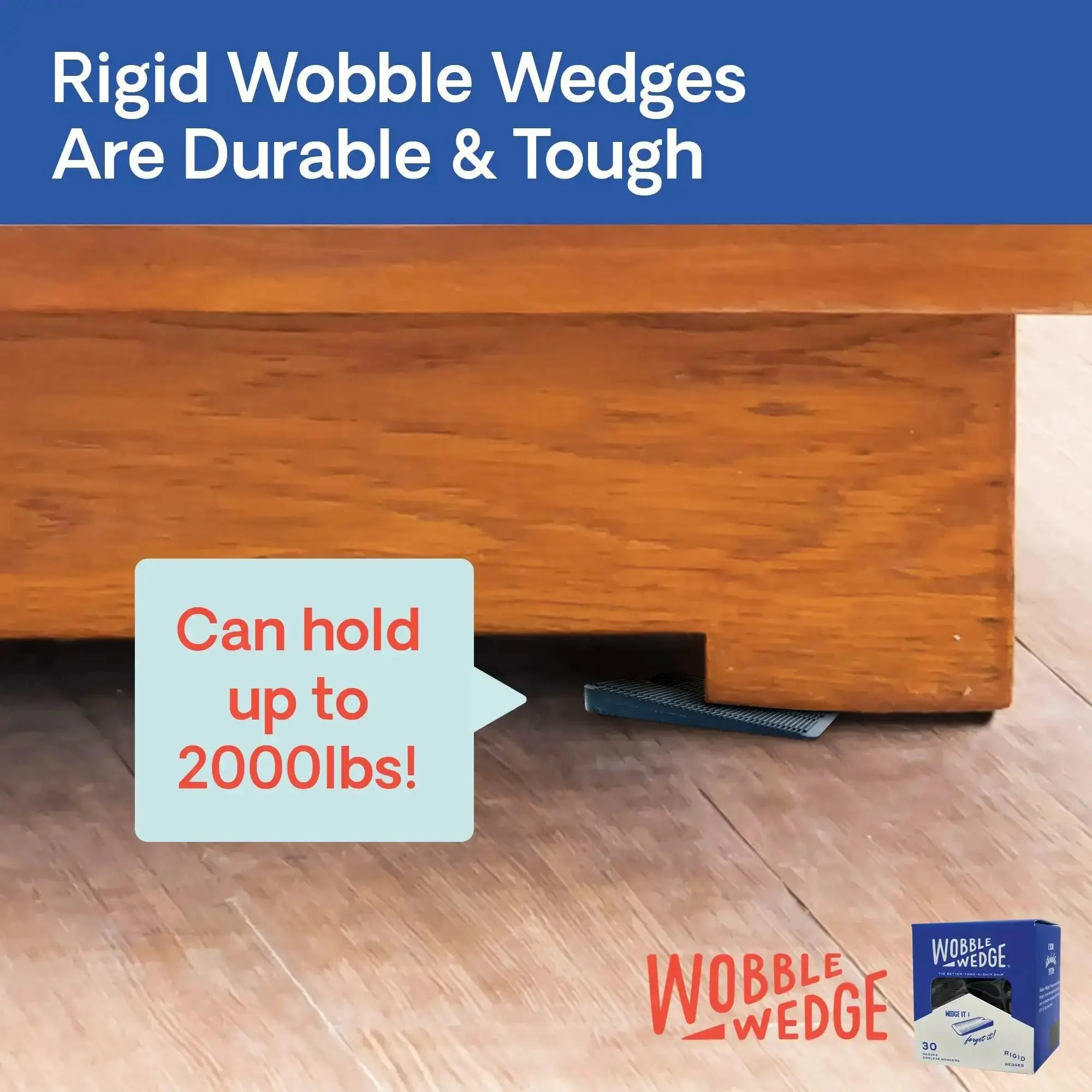 Rigid Black Plastic Shim Wedges For DIY Home Improvement And Furniture Leveling Versatile Spacers That Fix Wobbly Tables Beds Desks Toilets Cabinets And More Easy Install Made In USA 30 Pack - Image 8