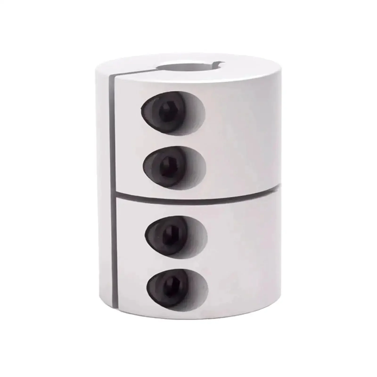 Rigid Clamp On Motor Shaft Coupling 32mm Diameter 45mm Length 15mm To 15mm Bore Aluminum Alloy Shaft Connector For 3D Printer CNC Machine And Servo Motor Easy Install Lightweight Heavy Duty Anti Corrosive High Speed Drive