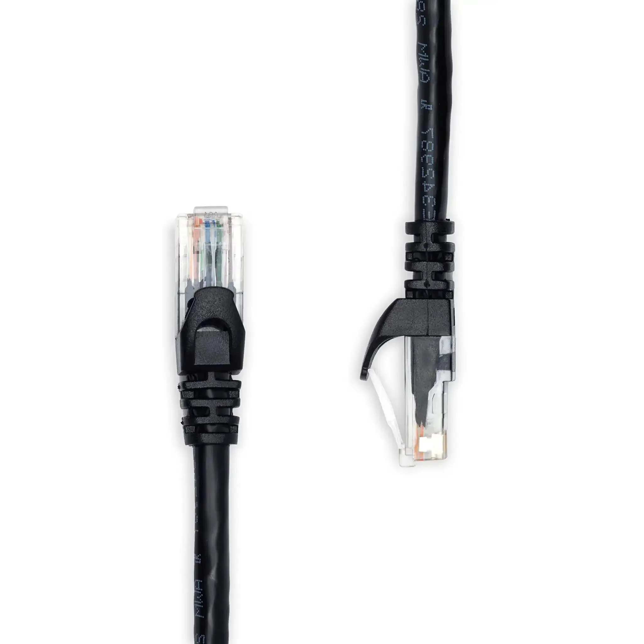 RJ45 Cat 6 Ethernet Patch Cable 15 Feet Snagless Gold Plated Connectors Blazing Fast Network Cable For PCs Printers Routers Up To 10Gbps 250MHz Black For Home Or Office Use - Image 3