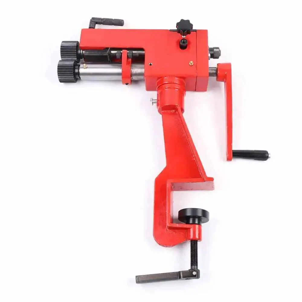 RM-08 7 Inch Manual Sheet Metal Bead Roller Machine With 6 Die Sets For 22 Gauge Beading Safe And Easy To Operate Bead Roller Bender Heavy Duty Auto Body Tool For Custom Metal Fabrication - Image 6