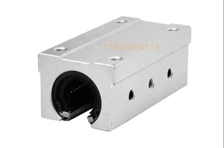 Rock Solid Aluminum Block Linear Motion Bearing Slide For 12mm SBR Track And 12mm Linear Guide Rail Compatibility SBR12UU Compatible Beefy Heavy Duty Ball Bearing Block For CNC Machines 1 Piece - Image 3