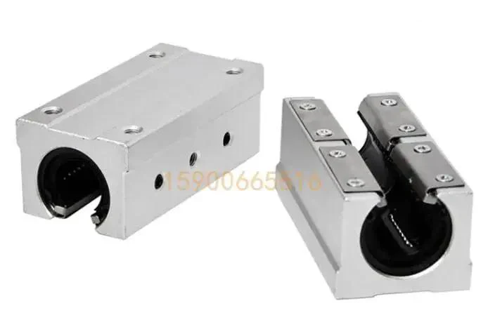 Rock Solid Aluminum Block Linear Motion Bearing Slide For 12mm SBR Track And 12mm Linear Guide Rail Compatibility SBR12UU Compatible Beefy Heavy Duty Ball Bearing Block For CNC Machines 1 Piece - Image 5