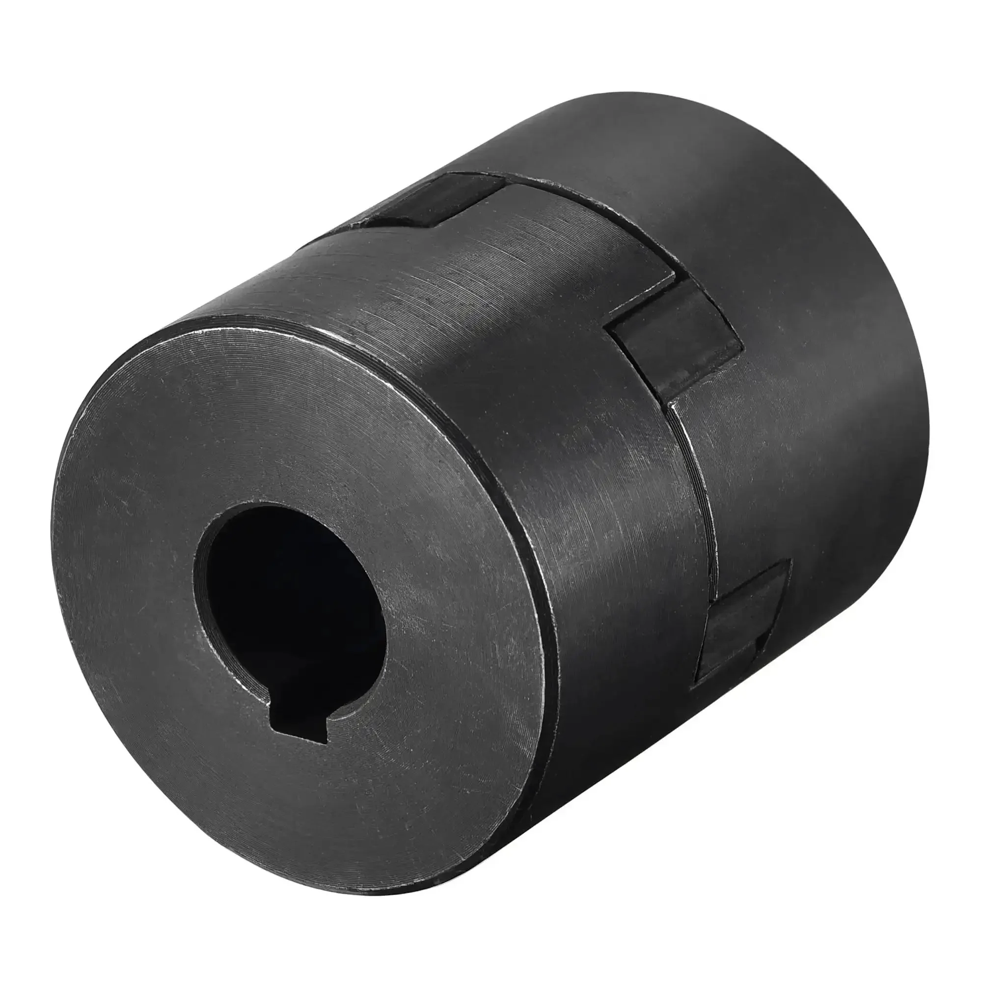 Rock Solid Flexible Coupling Shaft 15mm To 25mm Bore 52mm Length 44.5mm Outer Diameter Motor Coupler Joint For Servo And Stepper Motors Encoder And CNC Machines 45 Steel