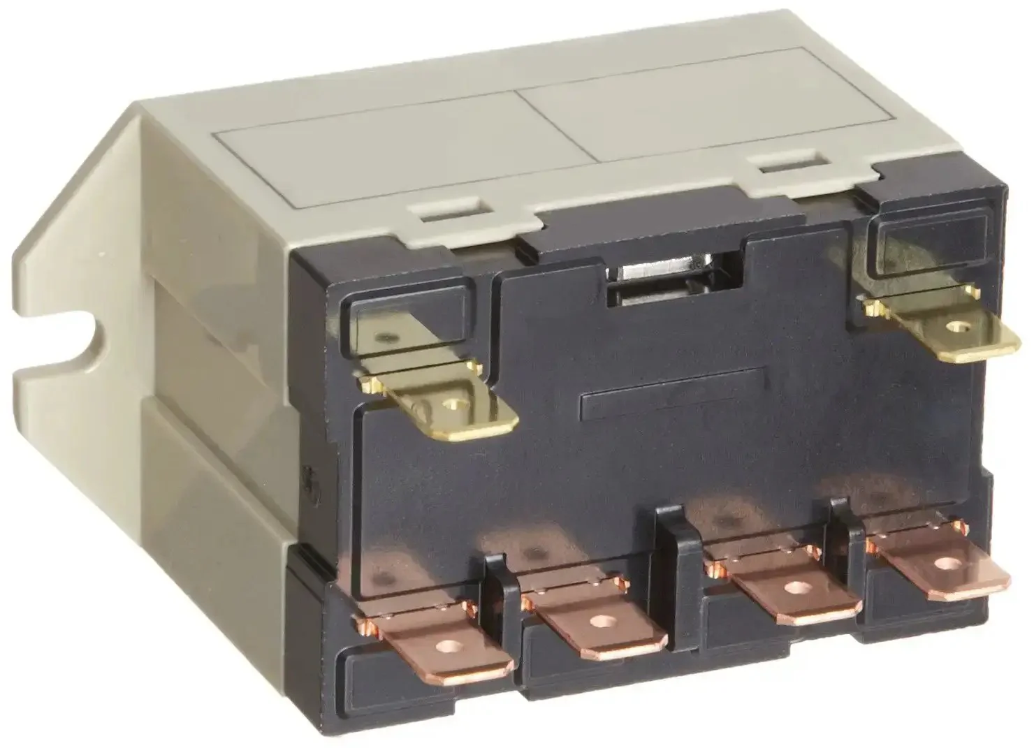Rock Solid General Purpose Relay With Quick Connect Terminals And Upper Bracket Mount, DPST NO Contacts, 100 To 120 VAC Load, 17 To 20 mA Current, UL Class B Insulation, CSA Certified, Built For Easy On Off Control