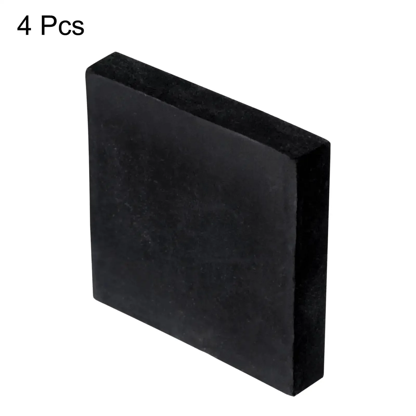 Rock Solid Heavy Duty Rubber Vibration Pads 4 Pack 50mm Square 10mm Thick Isolation Mats Non Slip Anti Skid Noise Reduction For HVAC Systems Compressors And Air Conditioners - Image 4