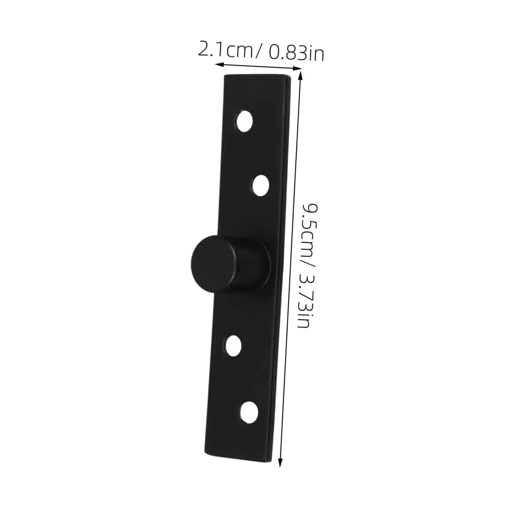 Rock Solid Heavy Duty Stainless Steel Pivot Hinges For Hidden Doors And Secret Bookcases In Black Finish Versatile For Home Office And Commercial Use Rotating Top And Bottom Hinge Positioning For Smooth Quiet Operation - Image 9