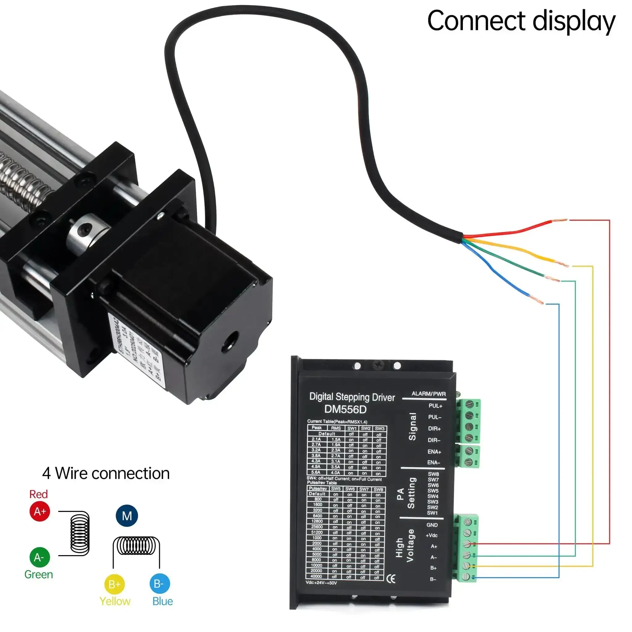 Rock-Solid Precision CNC Linear Stage Actuator With Double Optical Axis Rail And 1204 Ball Screw, 100mm Effective Stroke, Aluminum Alloy Guide Rails, NEMA23 Stepper Motor, Ideal For CNC Router Machines - Image 3