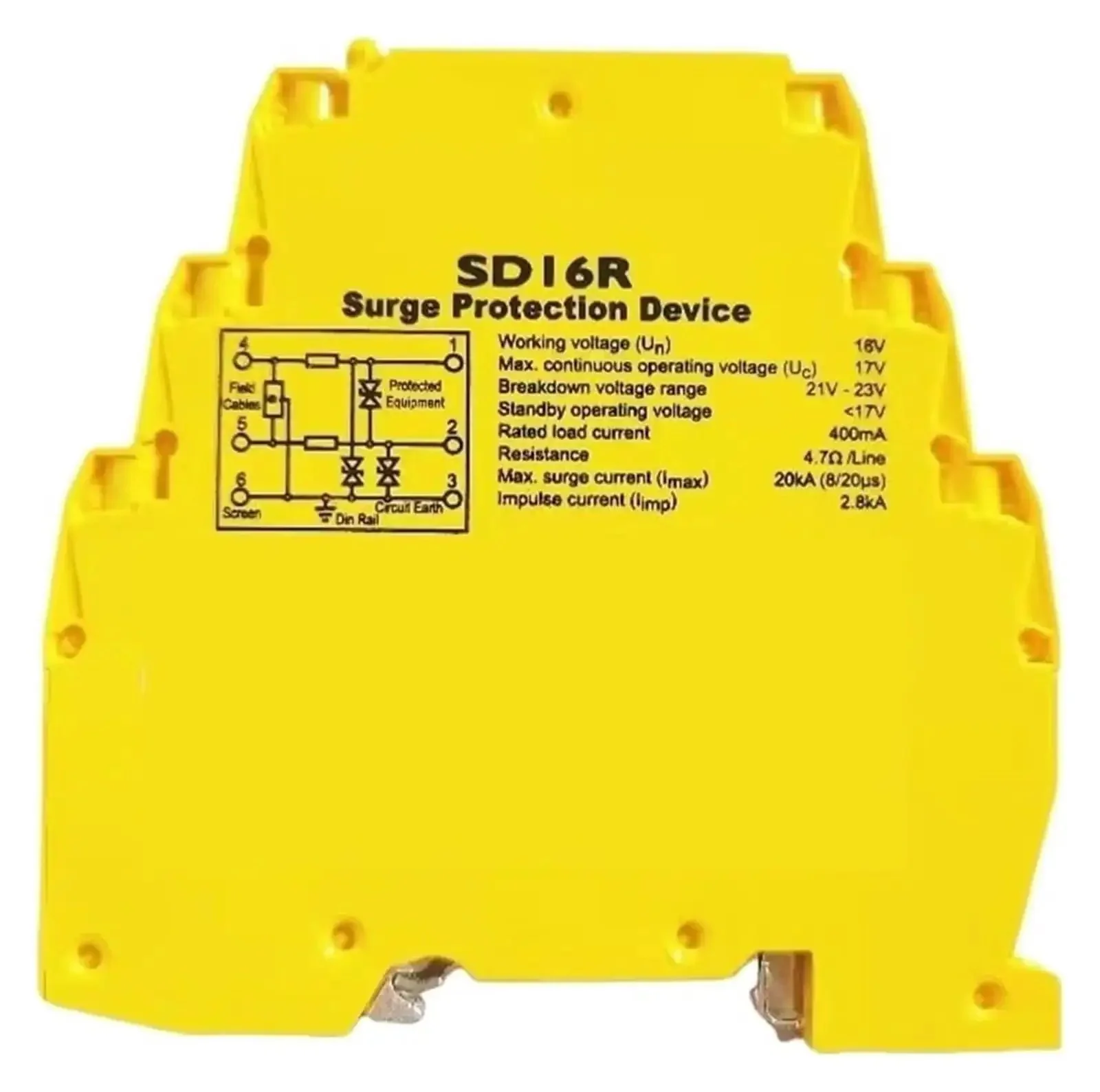 Rock Solid Surge Protector For Industrial 485 Data Signal Line, 16V 20kA Guard Keeps Sensitive Equipment Safe, Stabilizes Voltage And Prevents Disruptions From Power Spikes - Image 2