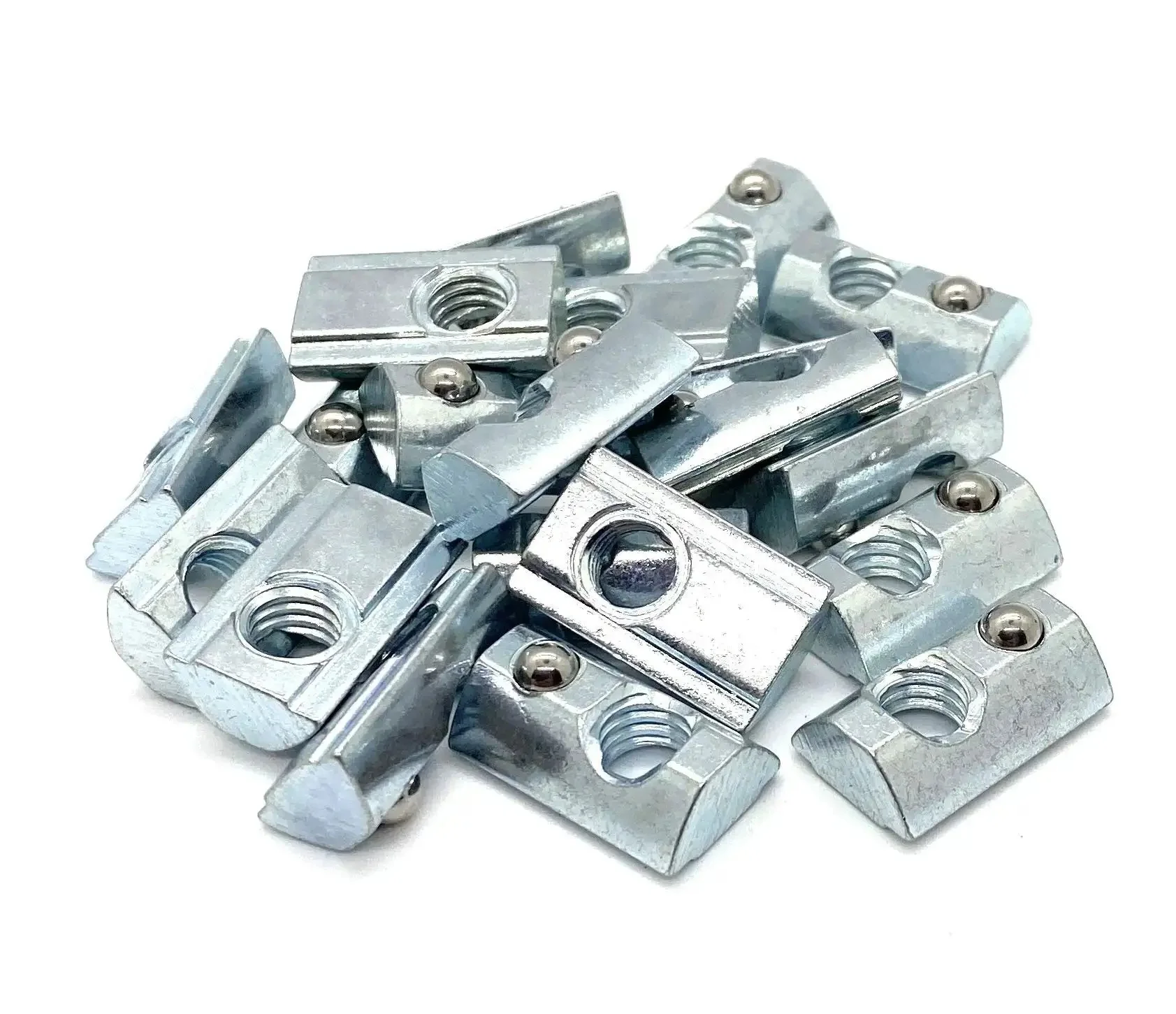 Roll-In T-Nut With Ball Spring 5/16-18, 24 Pack, 15 Series Aluminum Extrusion Compatible With 13040 Profile, Self Aligning Fastener For Precise, Easy Fits, Heavy-Duty, Great For CNC, 3D Printer, And DIY Builds - Image 5