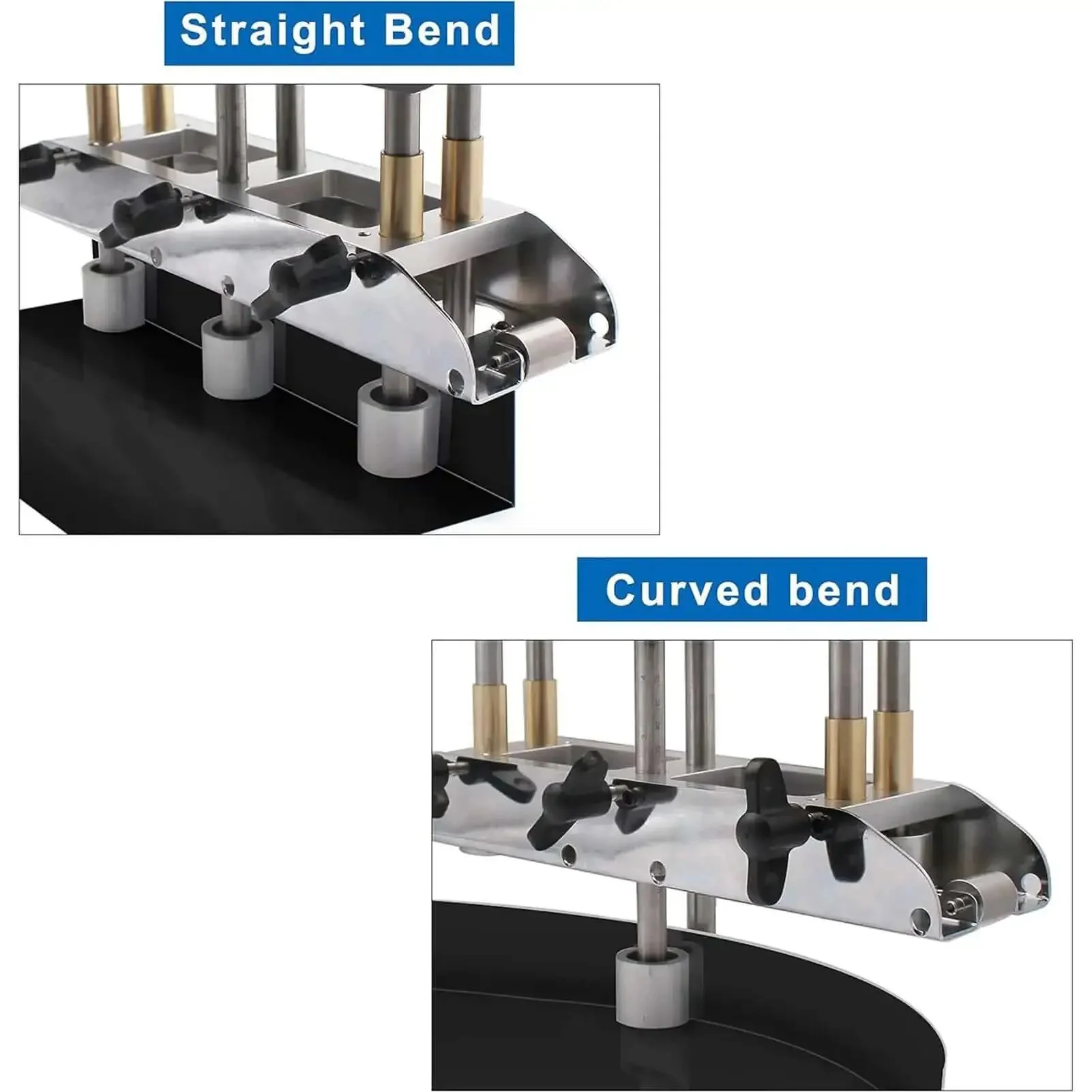 Roller Bender Kit For 0 To 90 Degree Bends, 13 To 130mm Rollers, Three Station Metal Bending Tool For Standing Seam Roofing, Built Tough For Smoother, More Even Bends, Not Limited By Length - Image 7