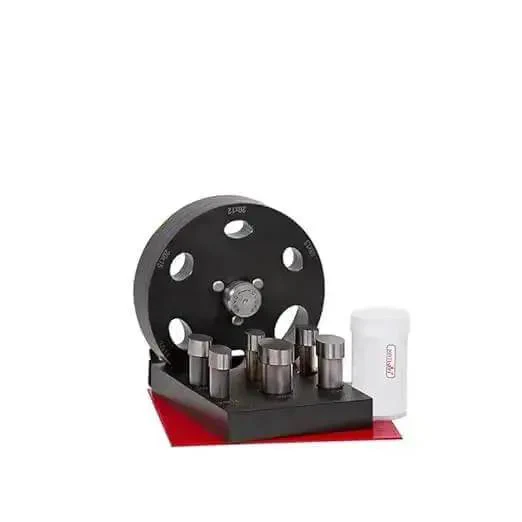 Round Disc Cutter Set With 13 Disc Sizes From One Quarter Inch To Three And Three Eighths Inches Yellow Handle Precision Hole Punch For Leather Fabric Paper Crafting Durable Stainless Steel Blades DIY Sewing Tools - Image 2