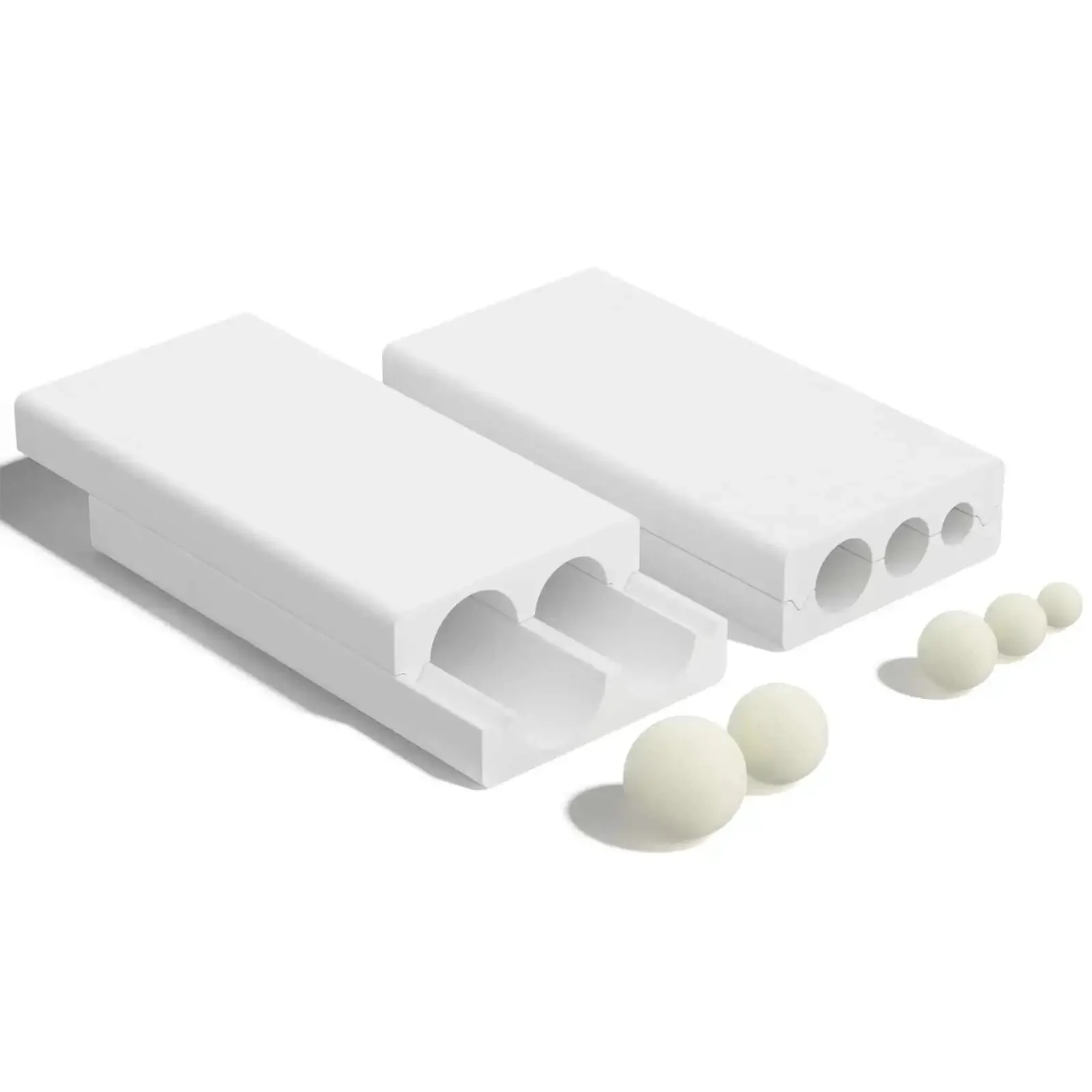 Round Shape Polymer Clay Bead Roller for DIY Jewelry, Bead Crafting Tool Set with 6mm, 8mm, 10mm, 12mm and 14mm Diameters, Two Pack Bead Roller Maker Kit for Consistent Round Beads