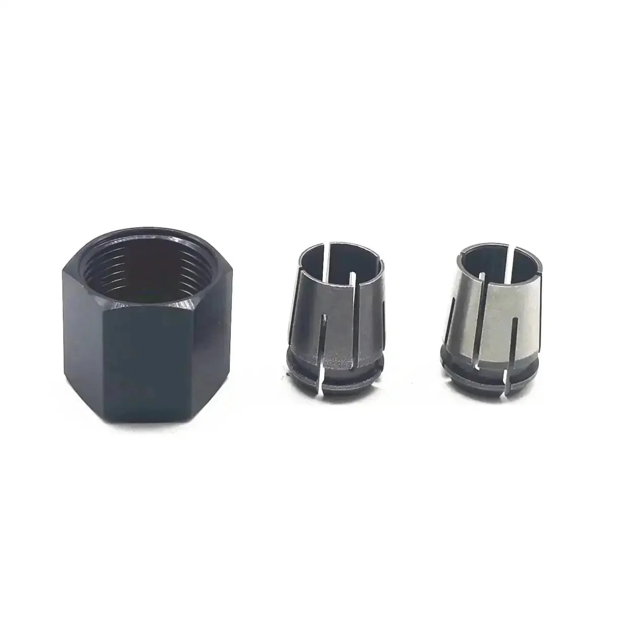 Router Collet Nut Replacement Kit For One Half Inch And 12mm Collets, Built Tough, No Fuss Quick Drop In Installation, Replacement Parts For RP1800 RP2301FC RP1801F Router Models, Durable Construction, Easy To Install