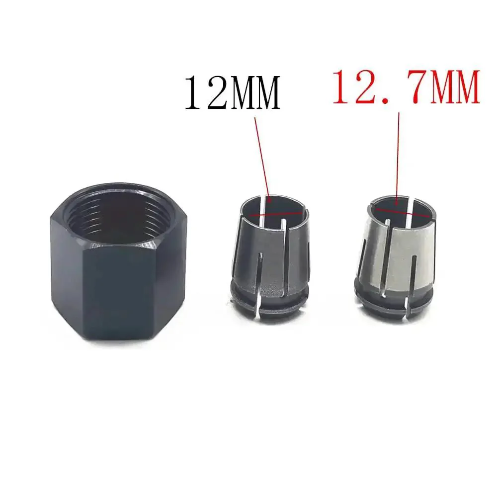 Router Collet Nut Replacement Kit For One Half Inch And 12mm Collets, Built Tough, No Fuss Quick Drop In Installation, Replacement Parts For RP1800 RP2301FC RP1801F Router Models, Durable Construction, Easy To Install - Image 6
