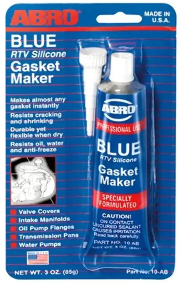 Rtv Silicone Sealant And Gasket Maker For Cars And Industrial Jobs Heavy Duty High Temp Sealant Up To 500 Degree Fahrenheit Blue 3 Oz Tube Oil Water Anti Freeze Resistant