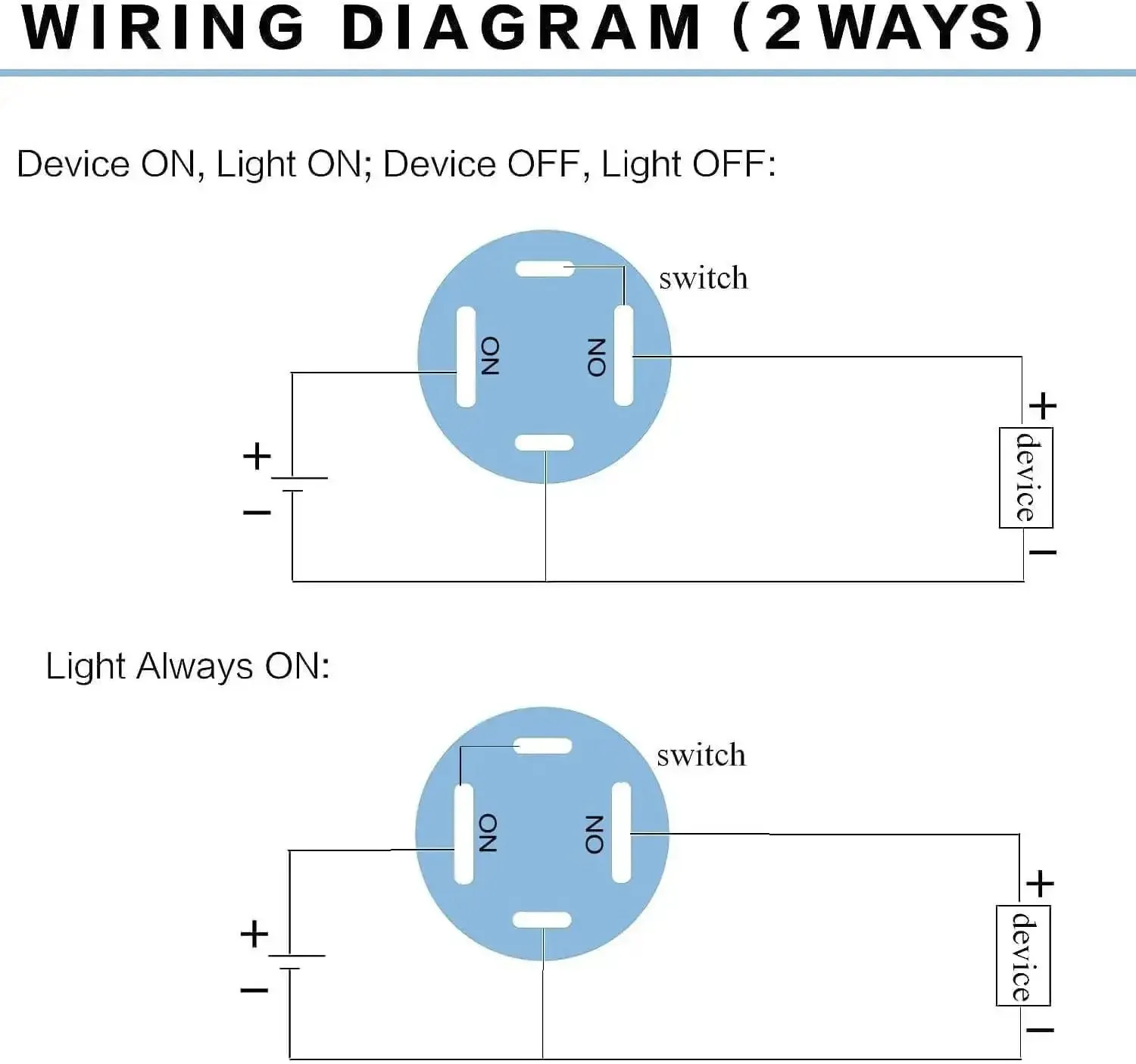 Rugged 19mm Stainless Steel Momentary Push Button Switch With Blue LED Waterproof 4 Pin SPST Built To Last 20A 12 To 24V Space Saving Compact Button For Tight Installations - Image 2