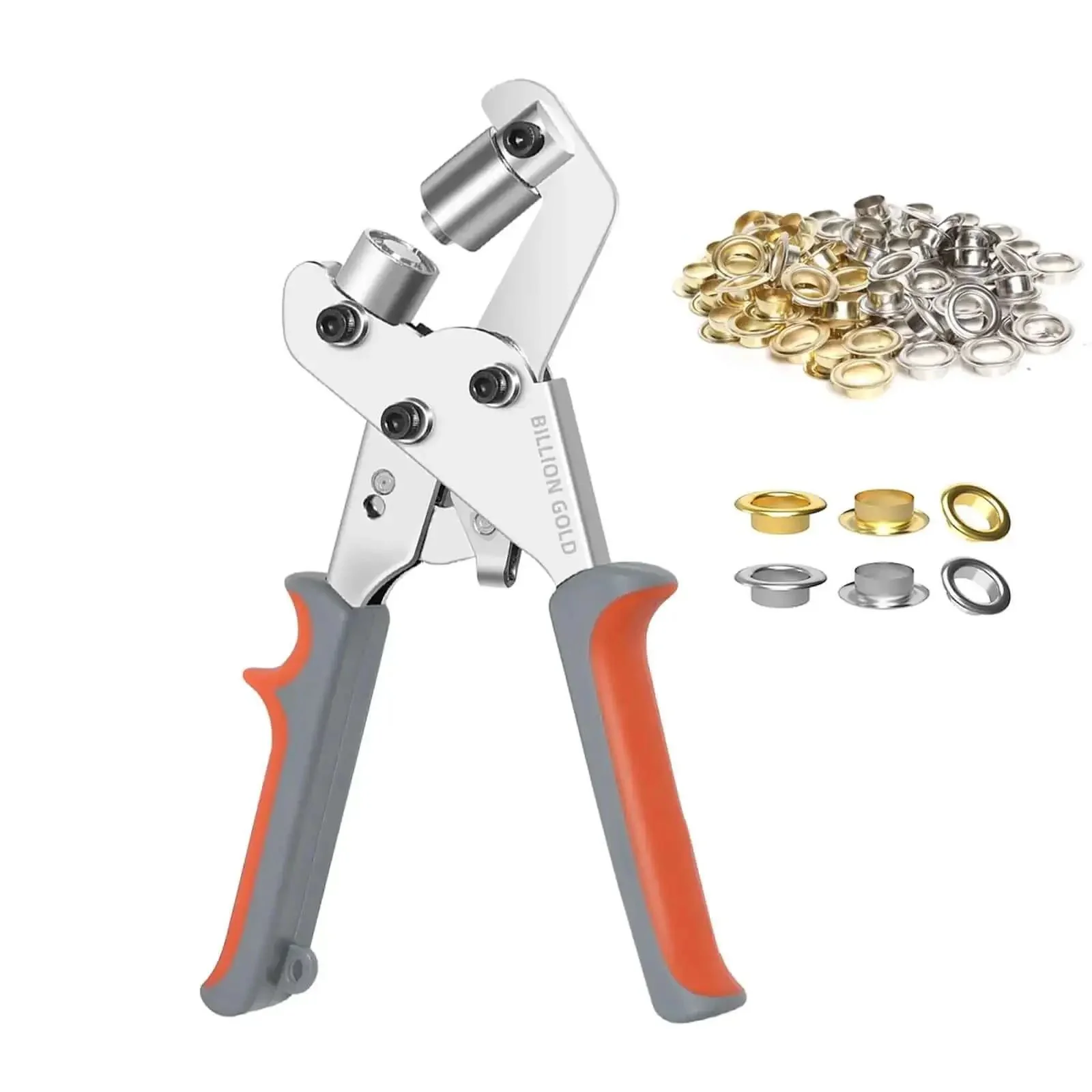 Rugged Grommet Kit For DIY Projects Three Eighths Inch 500 Eyelets And Grommets Pack No Pre Drill Required No Fuss Tarps Banners Canvas And Outdoor Covers Heavy Duty Steel Construction Fast Low Effort Setup