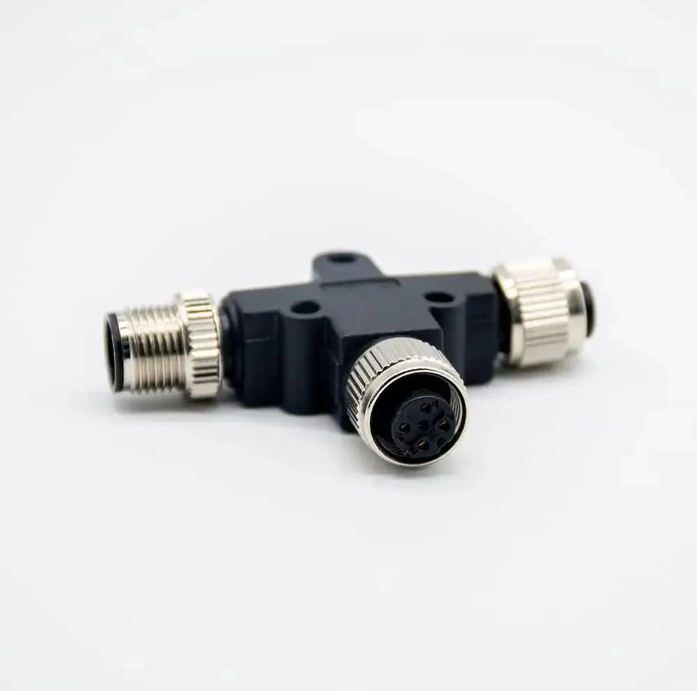 Rugged IP67 M12 5 Pin T Connector A Code Waterproof Field Wiring Adapter For Industrial Sensors Male To Female Wireable Sensor Plug For Industrial Automation And Field Installations - Image 5