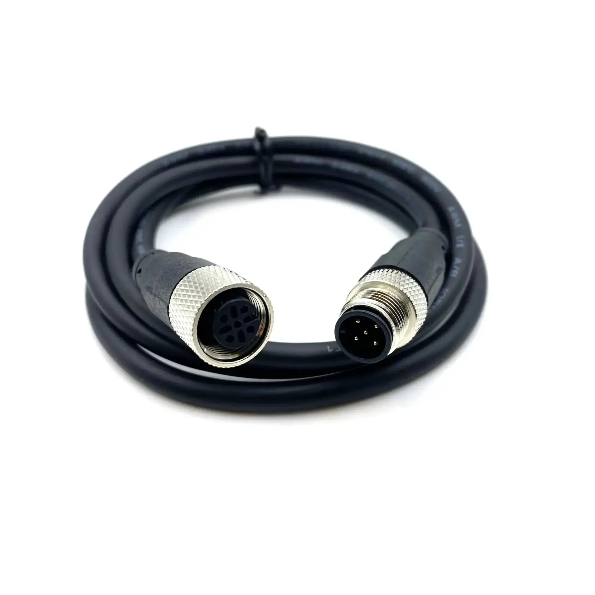 Rugged M12 5 Pin Male To Female Connector Cable A Code Straight Profibus Fieldbus Module Cable 1 Meter IP67 Waterproof Sensor Cable 125V 4A AWG22 Industrial Molded - Image 6