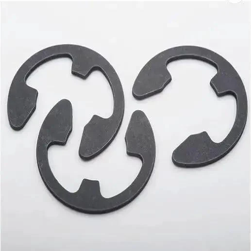 Rugged Spring Steel E Clips Set With Black Oxide Finish For Heavy Duty Retention In Three Eighths Inch Size 25 Pieces Great For Automotive Machinery And DIY Projects That Need Reliable Corrosion Resistant Retaining Clips - Image 3