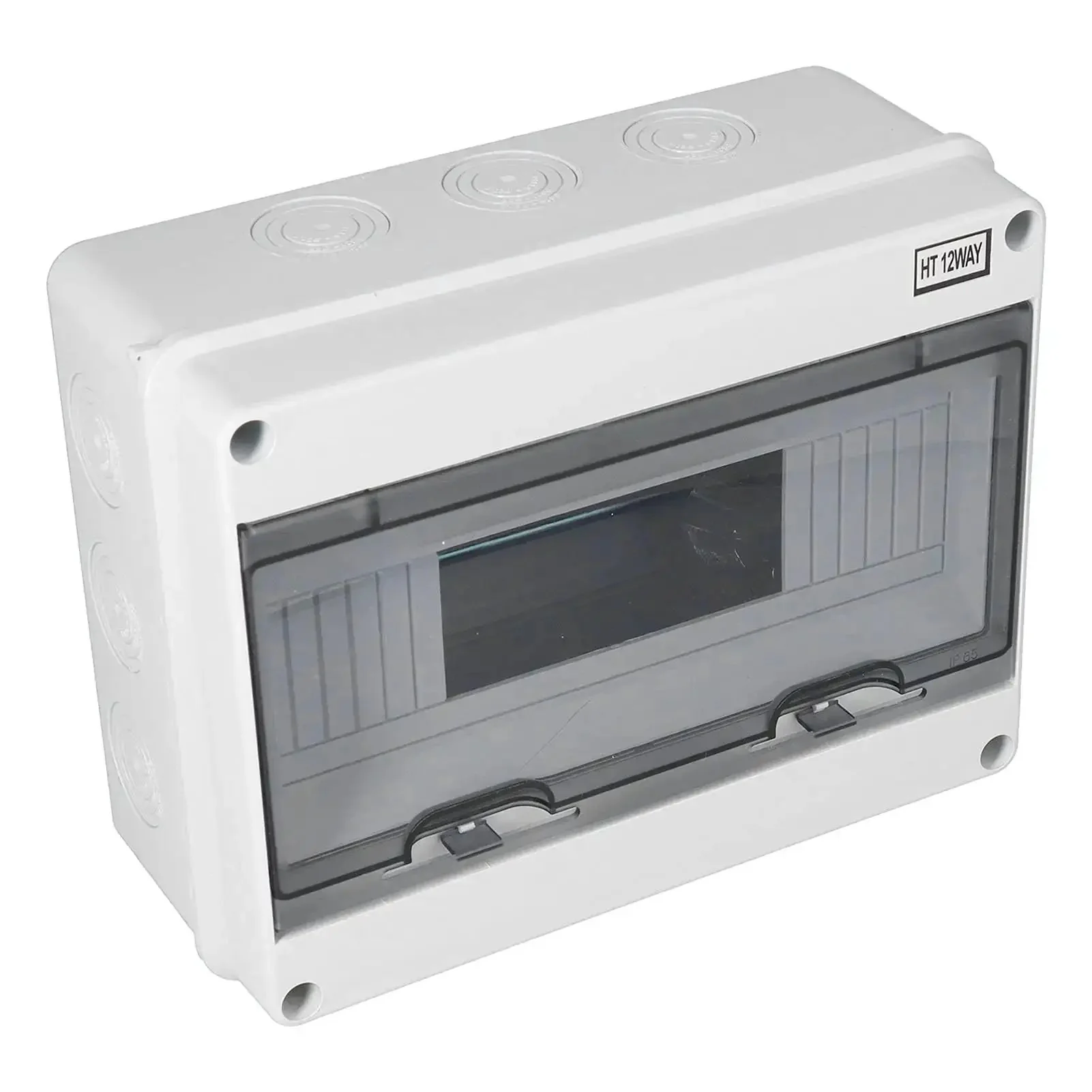 Rugged Weatherproof Junction Box With Transparent Cover For Easy Wiring Monitoring IP65 Sealed Electrical Enclosure For Outdoor Panels Control Rooms And Security Setups Includes 4 Screws And Plug - Image 5