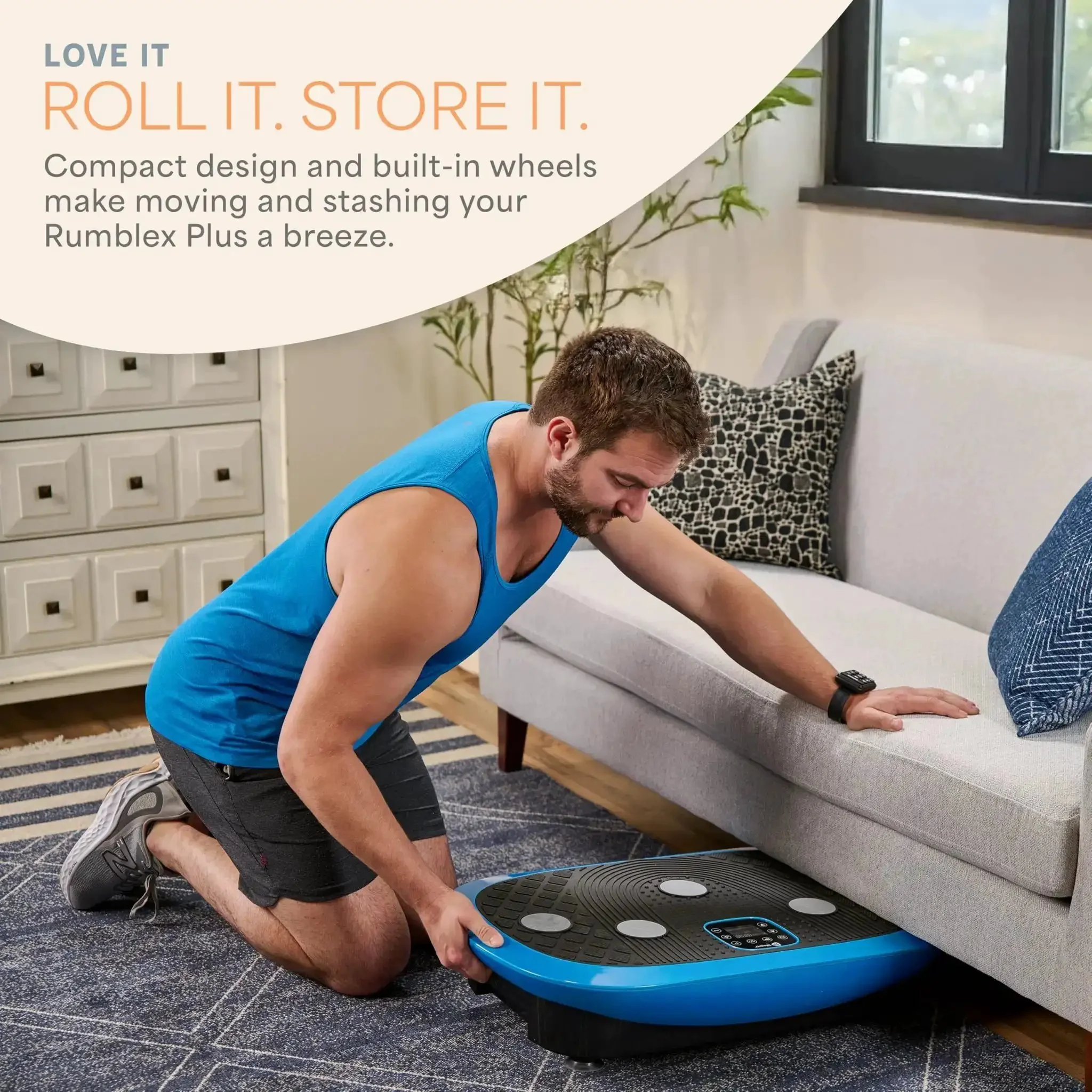 Rumblex Plus 4D Vibration Plate Exercise Machine With Whole Body Vibration, Multi Motor Oscillation And Pulsation, 3D And 4D Motion Platform For Home Gym Workouts And Fast Recovery, Joint Friendly Comfort, Weight Loss And Total Body Shaping - Image 3