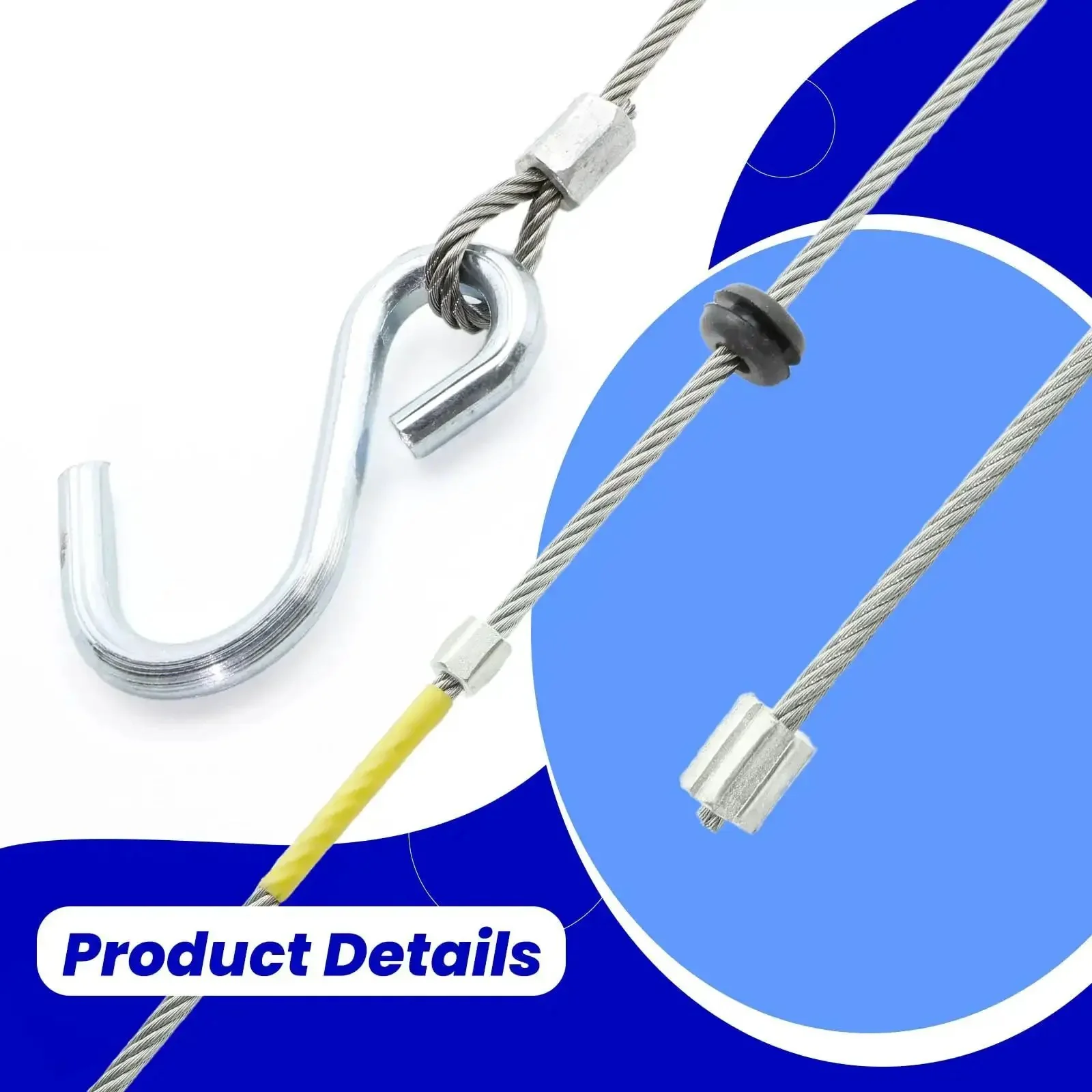 Safety Cable Assembly For UFP A 60 Disc And Drum Brake Actuators Replacement 34370 32264K 07119500 Heavy Duty Trailer Breakaway Cable Durable Outdoor Rated No Fuss Install Weatherproof And Reliable For Trailers - Image 6