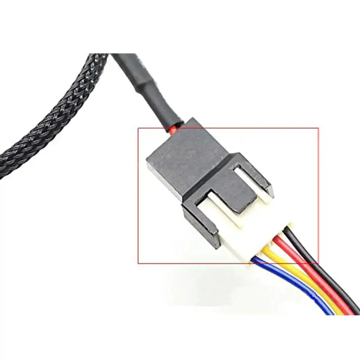 SATA To 3 Pin Or 4 Pin PWM PC Case Fan Power Adapter Cable With 15 Pin SATA Connector Converts 12V Fans To 3 Pin And 4 Pin PWM Ten Point Six Inch Black Sleeved Backwards Compatible - Image 2