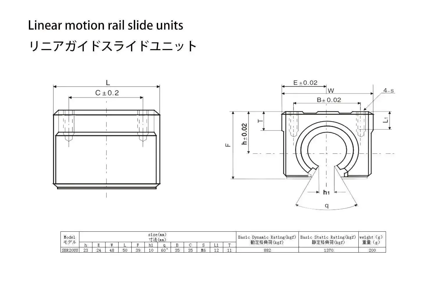 SBR20 350mm Linear Guide Rail With Two SBR20UU Preloaded Blocks For CNC Rigs And 3D Printers 20mm Diameter 45mm Wide 150mm Pitch Smooth Precise Motion And Easy Mount - Image 6
