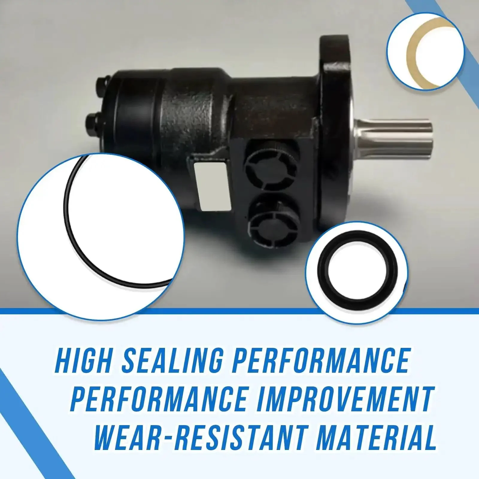 Seal Kit For Char-Lynn 60540 60540-000 101 H Series Buna Seals 008 009 Design Heavy-Duty Built-Tough Replacement Hydraulic Motor Seal Set With OEM Fit Form And Function Durable Buna Material For Smooth Operation And Long Wear - Image 7