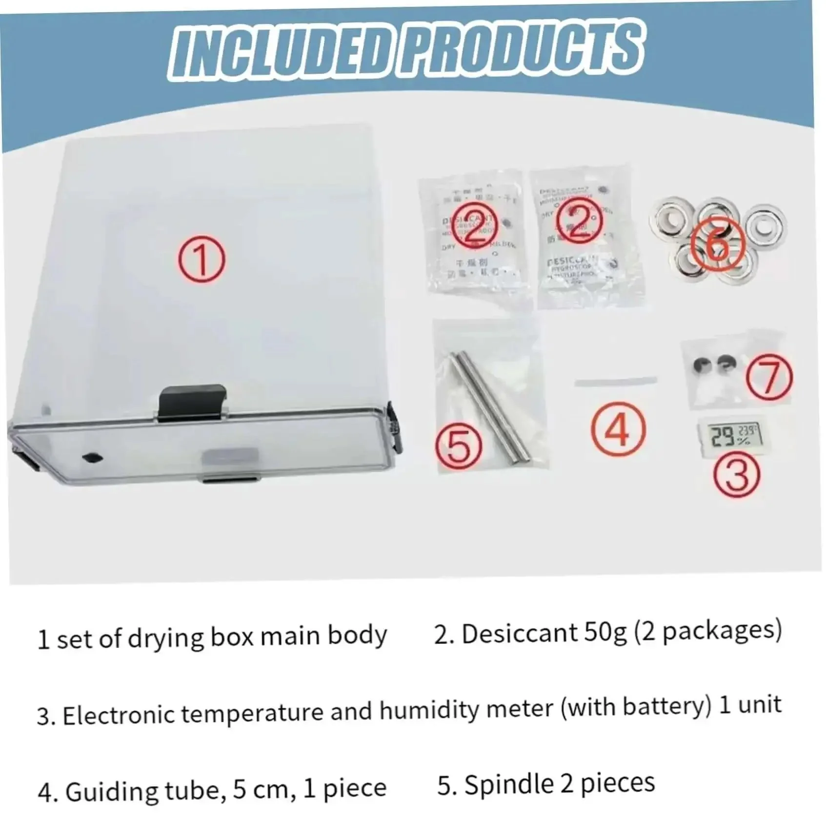 See Through Filament Dryer Box For 3D Printer With Air Tight Seal No Nonsense Moisture Proof And Dustproof Storage Clear Lid For Easy Filament Level Check Portable Lightweight Dryer Box For Safe Drying And Organized Filament Supply - Image 4