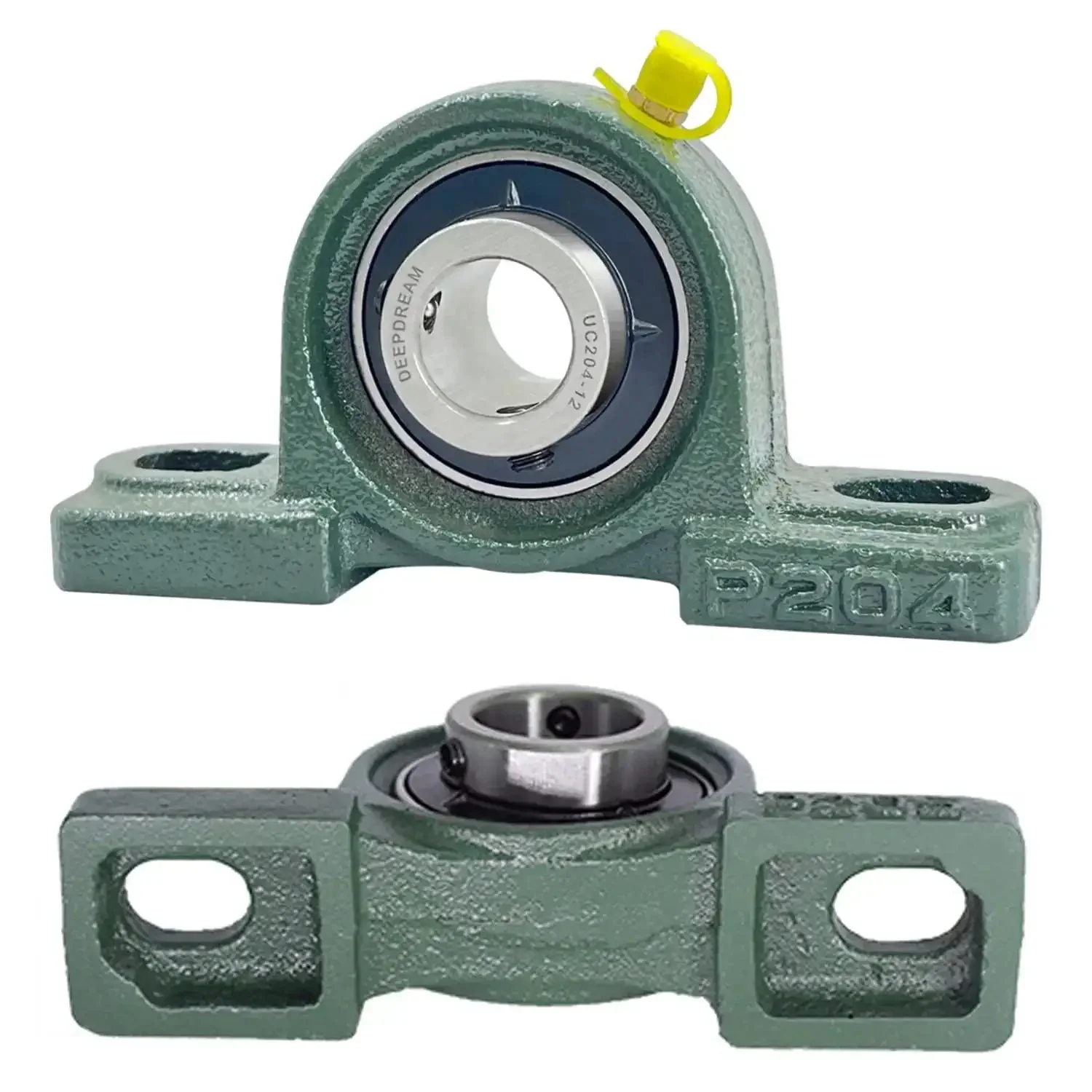 Self Aligning Pillow Block Bearing Kit Four Pack UCP204-12 With Three Quarter Inch Bore Mounted Chrome Steel Bearings For Shaft Support, Easy Fit, Low Friction, Durable Industrial Grade Construction - Image 4