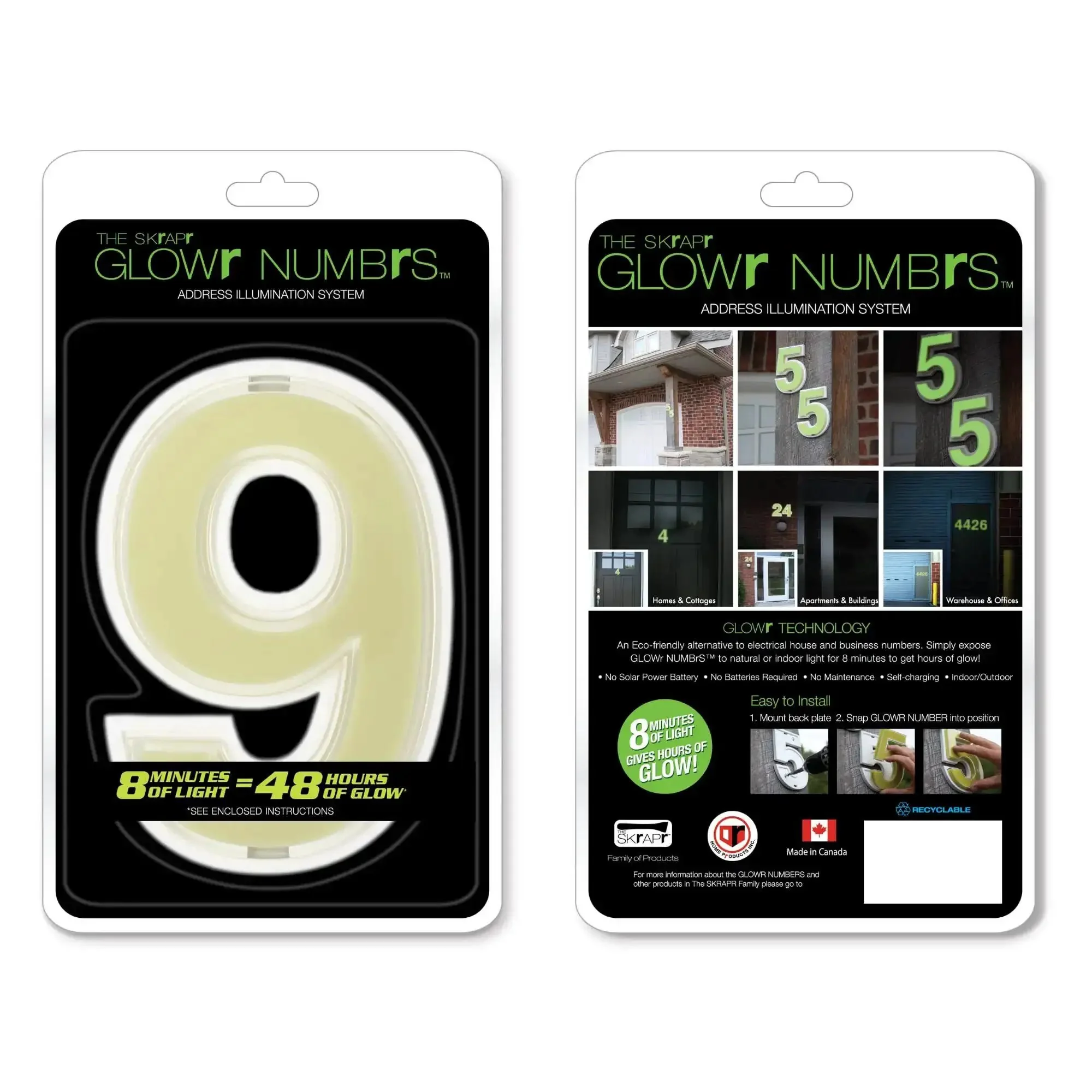 Self-Charging Outdoor Address Number 1 Waterproof Illuminated House Digit No Batteries No Wiring No Solar Panels No Fuss Low Maintenance Durable Resin Back Plate Ideal For Rural Or Low Light Areas - Image 2