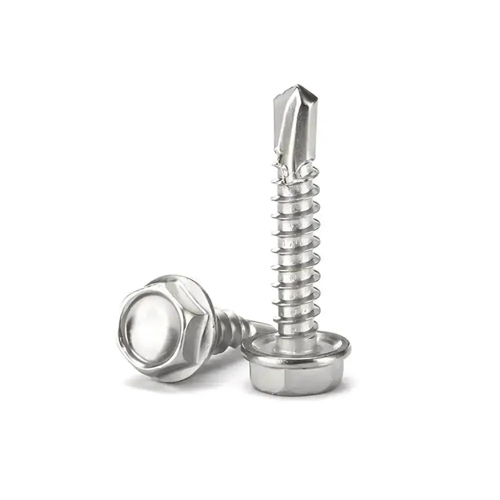 Self Drilling Hex Head Screws Set In 410 Stainless Steel Self Tapping Metal Screws Kit With 160 Piece Sheet Metal Assortment For 8 10 12 Size Options DIY Ready Rust Resistant And Easy To Use For Quick Projects - Image 3
