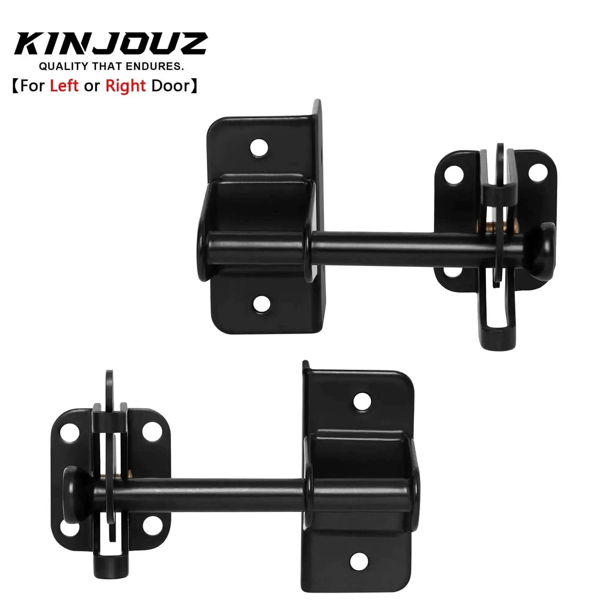 Self Locking Gate Latch For Wooden Fence And Metal Gates Heavy Duty Automatic Gravity Gate Lock Hardware Hands Free Latch No Manual Latch For Outdoor Pool Garden Shed Black 1 Pack - Image 7