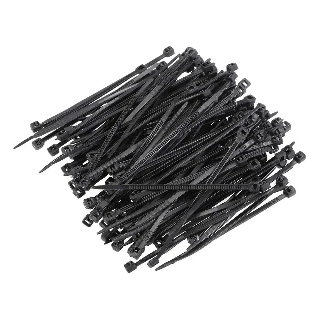 Self Locking Nylon Cable Ties 60mm 1.8mm Black 300 Pack Zip Ties For Wires And Cables Cable Management For Home And Office Fast Tie Up Durable Nylon Tie Wraps For Neat And Safe Electronics