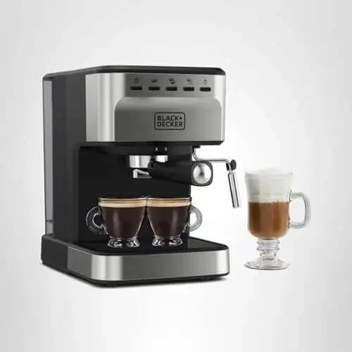 Semi-Automatic Espresso Machine With 15 Bar Pressure, Grounds Or ESE Pods Compatible, Built-In Milk Frother For Single Or Double Shots, Brew Barista-Grade Cappuccino And Latte At Home - Image 2