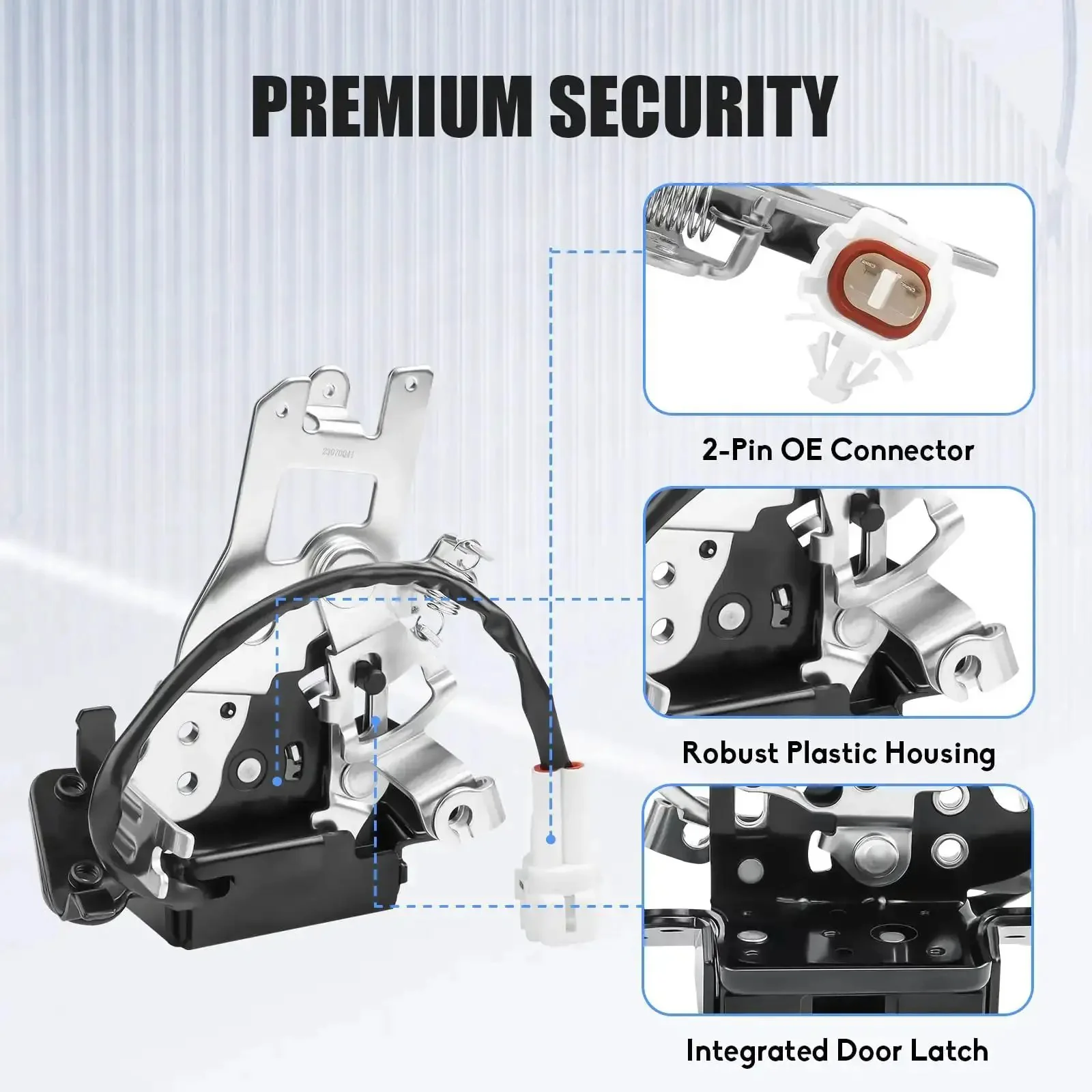 Sequoia Liftgate Lock Actuator And Trunk Latch Assembly With Cable For Toyota Sequoia 2001-2007 SR5 Limited 4.7L Easy Install Direct Fit Rear Hatch Lock Replacement 69301-0C010 646800C010 - Image 7