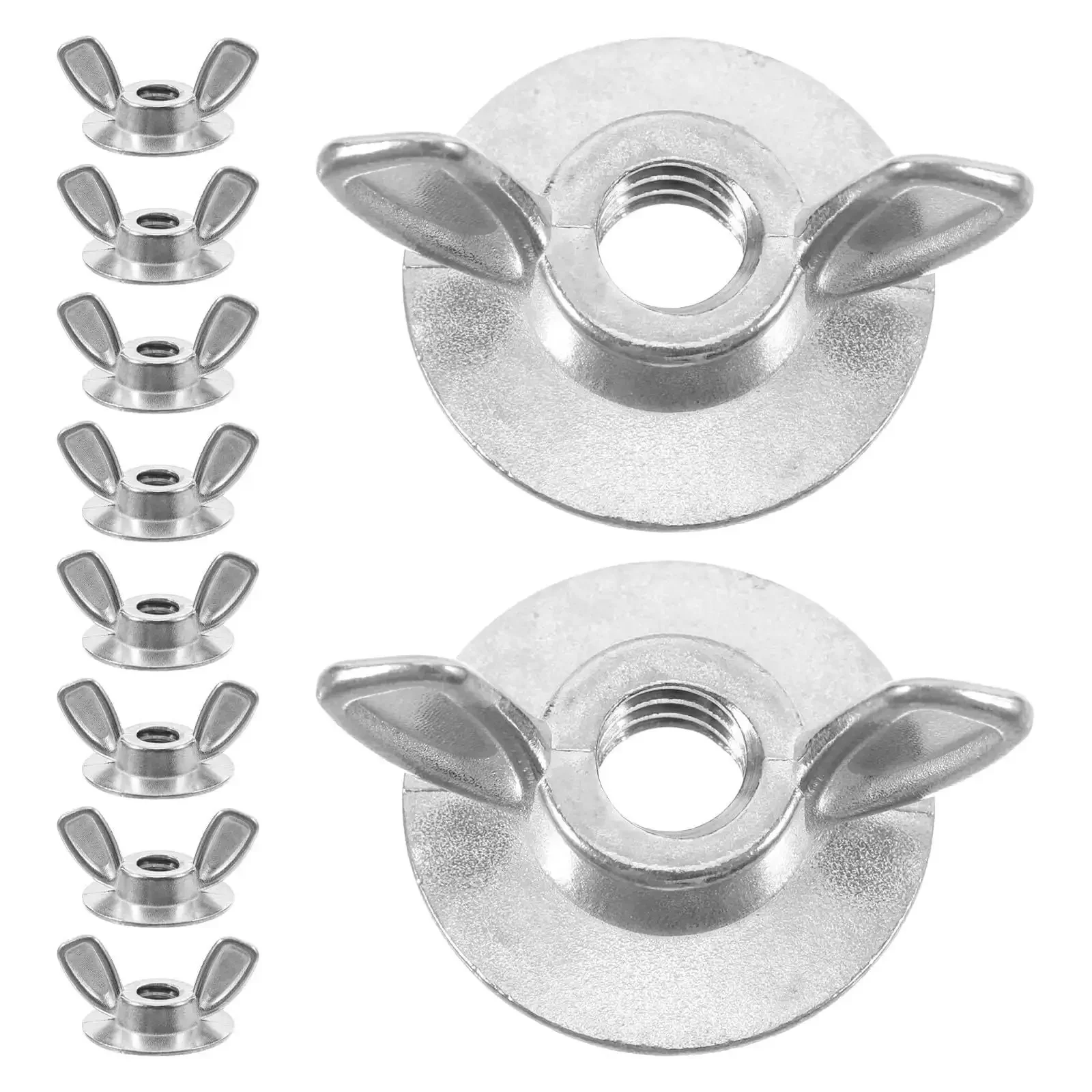 Set Of 20 Metal Thumb Nuts For Hurricane Shutters With Washered Backplates, Storm Shutter Fasteners, One Quarter Twenty Thread, No Fuss Quick Detach Panels For Easy Cleaning And Maintenance