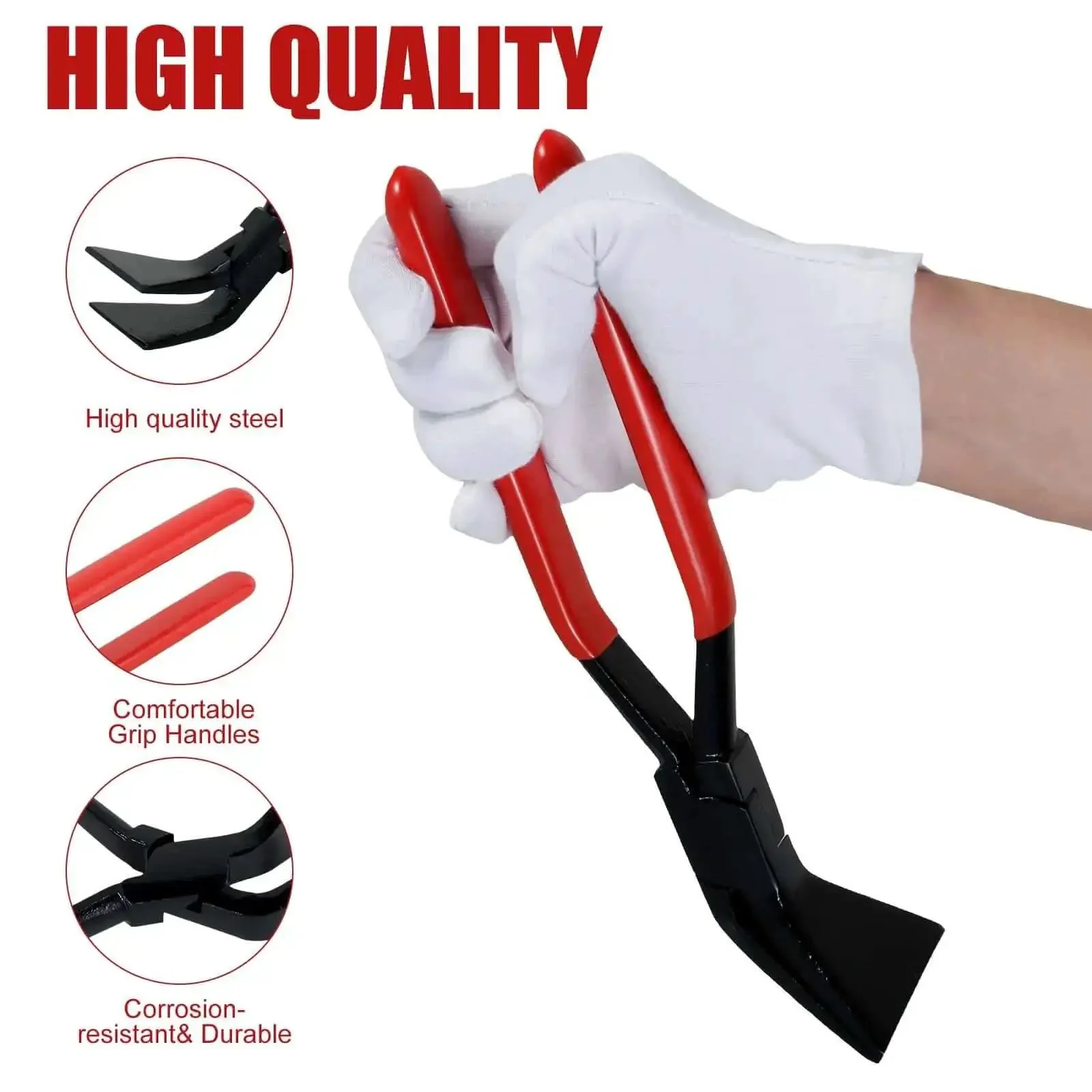 Set Of 3 Hand Seamers For Sheet Metal Bending And Flattening, Compact Pliers With Straight, 45 Degree, And 90 Degree Angles For Efficient Edge Work In Home, Shop, And On The Go Projects - Image 2