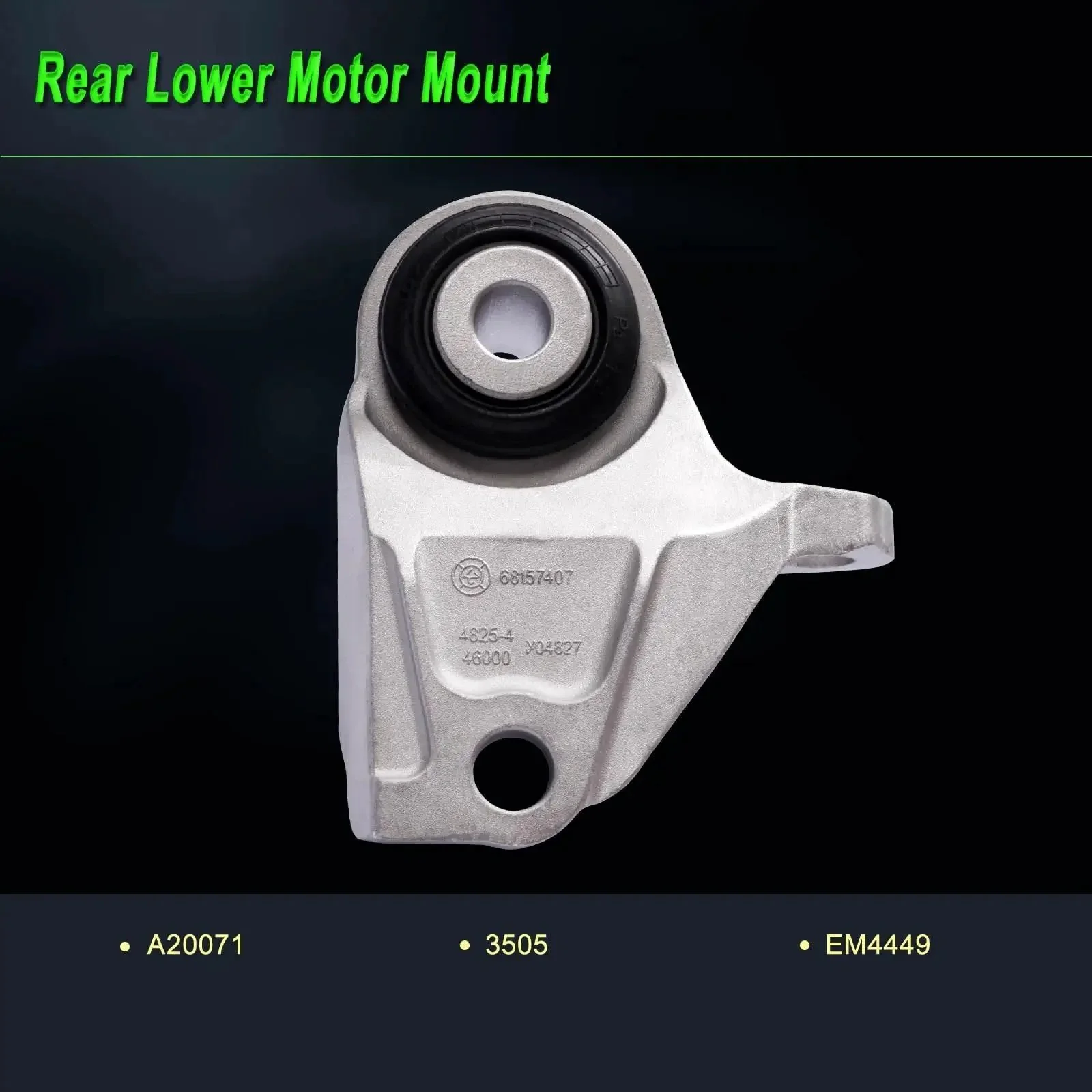 Set Of 4 Heavy Duty Engine Motor Mounts For 2014 2021 Ram ProMaster 1500 2500 3500 3.6L V6 Replacement Parts A5938 A20071 A5879 A20080 68185879AA 68157407AA 68157408AB 68264483AA - Image 4