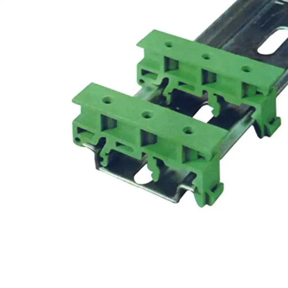 Set Of Five PCB DIN C45 Rail Adapter Brackets For Circuit Board Mounting On 35mm DIN Rail Easy To Install And Detach Bracket Carrier For Secure DIN Rail Mounting In Control Panels - Image 3
