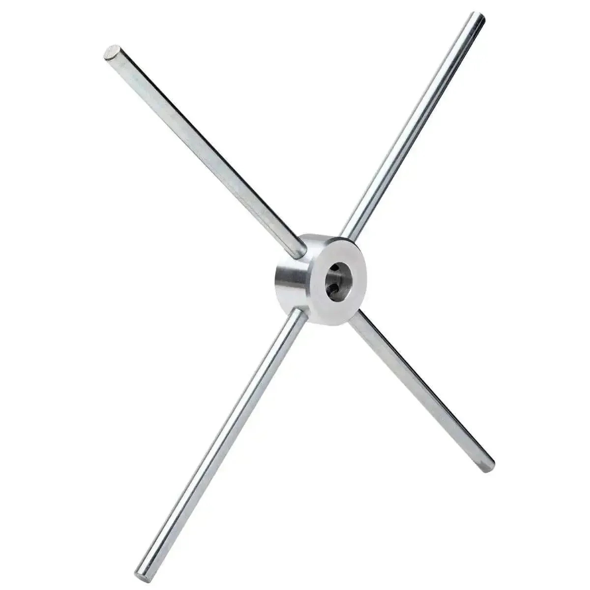 Set Screw Bead Roller Attachment With Four Arms For 22mm Shafts Aluminum Block 8 Inch Spokes Easy Install Replaces Your One Arm Crank Fits Bead Roller Model 28187 Heavy Duty Shop Tool