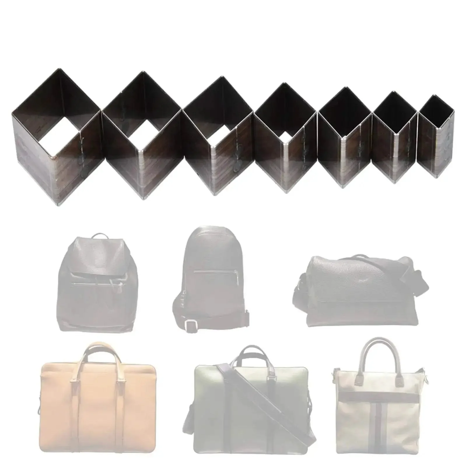 Seven Piece Leather Hole Punch Set With Diamond Shape Dies From 20mm To 50mm For DIY Leather Wallets Belts Purses And Crafts One Hole Hollow Cutter Kit For Easy Handmade Creations - Image 6