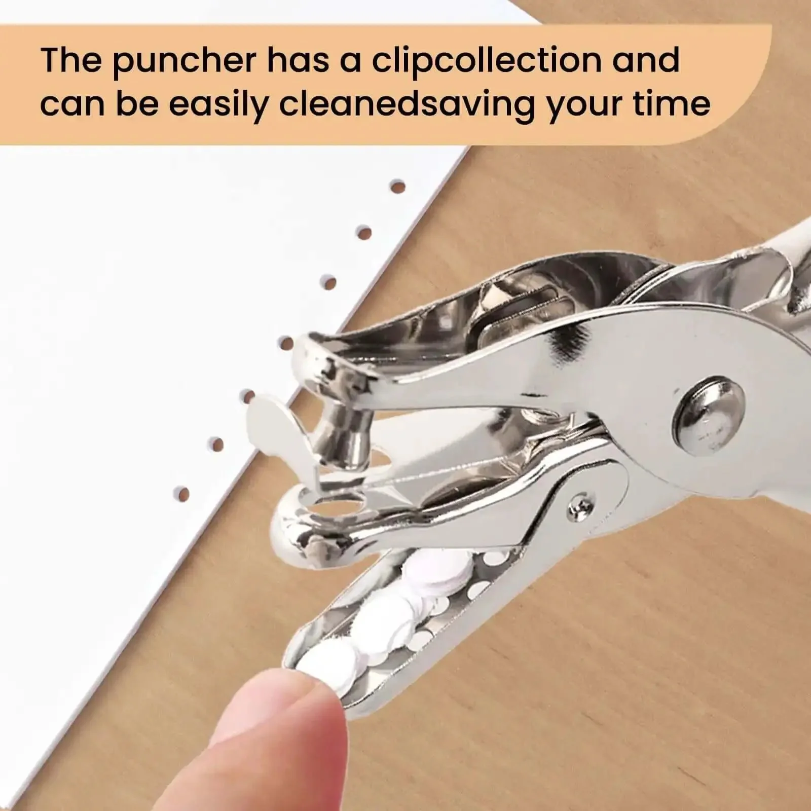 Seventeen Piece One Eighth Inch Circle Hole Punch Set For Office School Home DIY Crafts Greeting Cards Scrapbooks And Paper Projects Durable Metal Construction Great For Craft Lovers And Classroom Use - Image 4