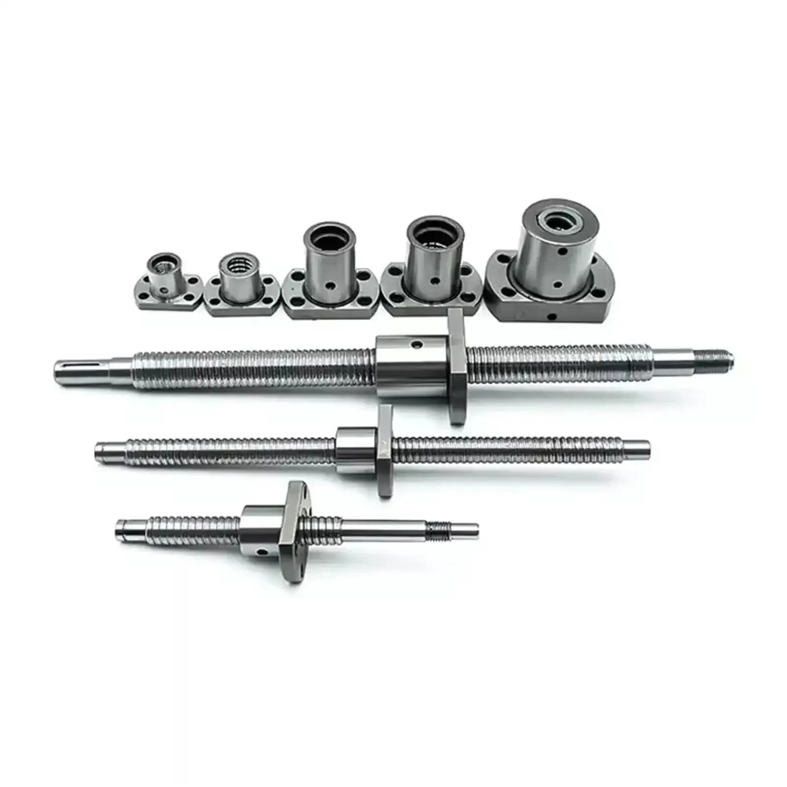 SFK082.5 Miniature Ball Screw With Nut For 3D Printer Linear Motion Kit 100 150 200mm Length No Machined Screw Only Nut Included Top Notch Precision Motion System For Accurate Layering - Image 2
