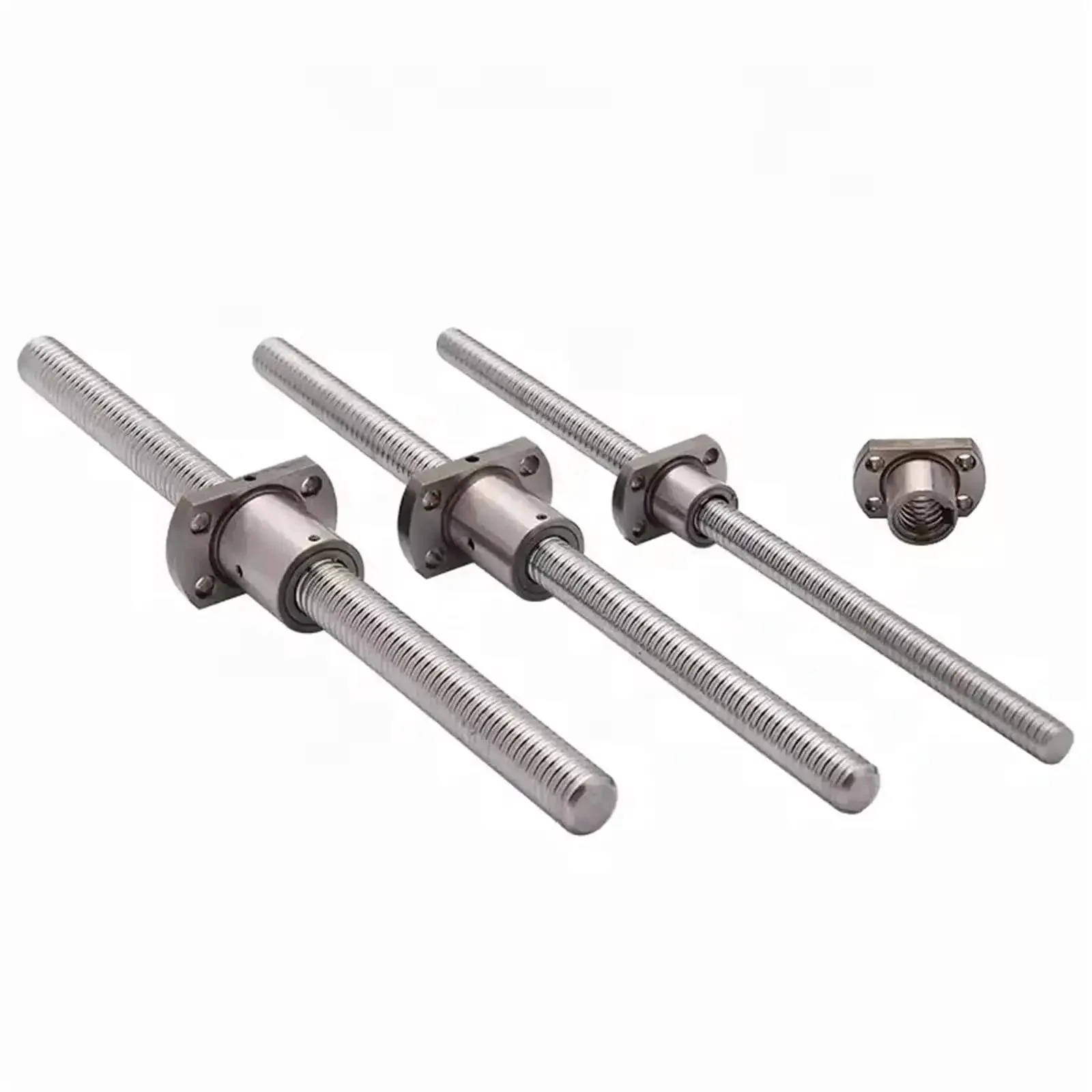 SFK082.5 Miniature Ball Screw With Nut For 3D Printer Linear Motion Kit 100 150 200mm Length No Machined Screw Only Nut Included Top Notch Precision Motion System For Accurate Layering - Image 3