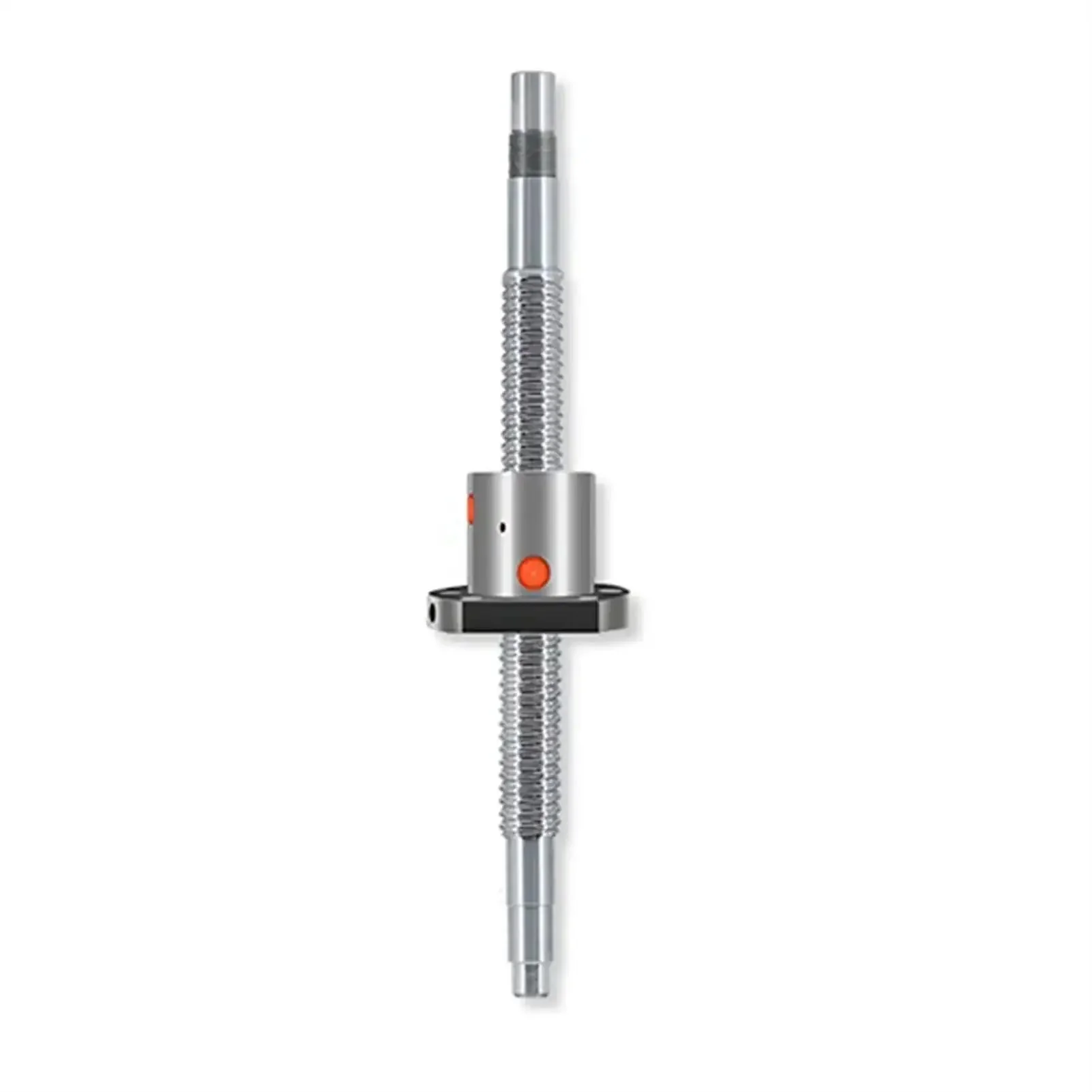 SFU1204 Ball Screw With Anti-Backlash Nut 12mm Diameter 350mm Length Built To Last Rolled Finish Without Side Support Silver Low Friction For Quiet Precise Linear Motion In CNC Machines And 3D Printers