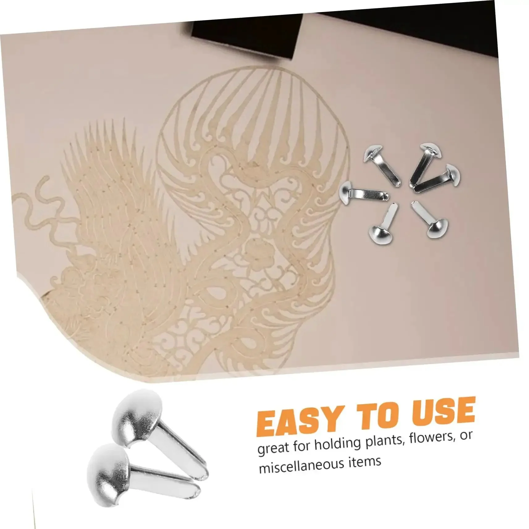 Shadow Puppet Craft Kit With 100 Iron Brads For Puppet Making, Paper Fasteners For Scrapbooking And Do It Yourself Decor, Easy Peasy Clip Pins For Secure Attachment And Quick Crafting At Home Or School Projects - Image 3